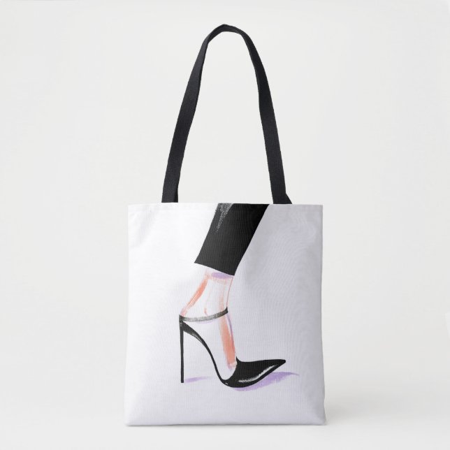Tote Bag Chaussures à talons hauts pour femmes, illustratio (Devant)