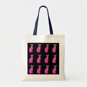 TOTE BAG CHAUSSURES COLORÉES PINKCAT HANDBAGES DE FELINE TO