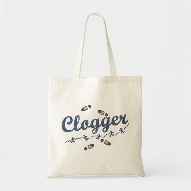 Tote Bag Chaussures de danseurs de Clogger obstruant le (Devant)