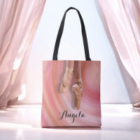 Chaussures d'orteil rose avec nom mignon Ballet