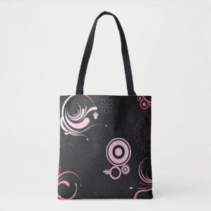 Tote Bag Chaussures rose-noir-blanc