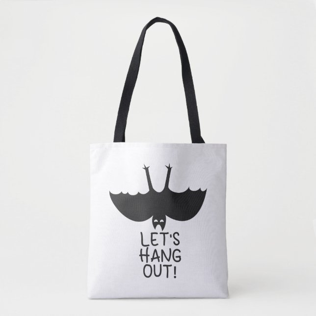 Tote Bag chauve-souris halloween (Devant)