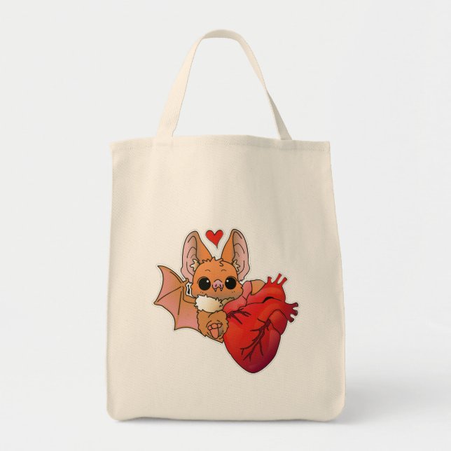 Tote Bag Chauve-souris vampire (Devant)