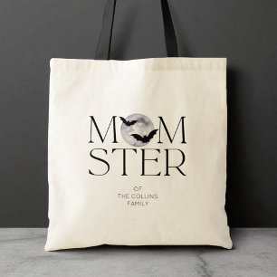 Tote Bag Chauves-souris Black Moon Moderne Drôle Halloween
