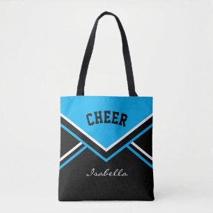 Tote Bag Cheer Baby Blue Pom-pom girl