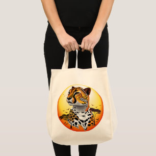 Tote Bag Cheetah African Feline Wild Animal