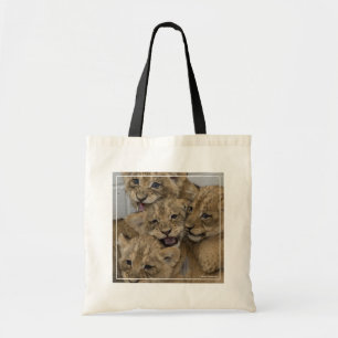 Tote Bag Cheetah Cubs Jouer