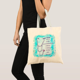 Tote Bag Chef coque Infirmière Coeur