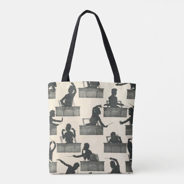 Tote Bag Chef d'orchestre de musique classique - Mahler (Dos)