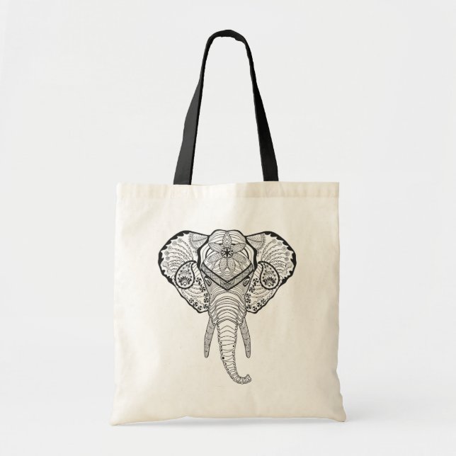 Tote Bag Chef inspiré d'éléphant (Devant)