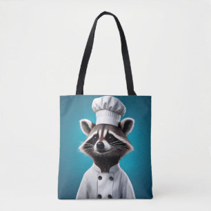 Tote Bag Chef Raccoon