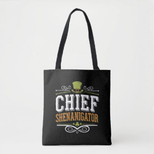 Tote Bag Chef rétro Shenanigator Lucky Leprechaun Casquette