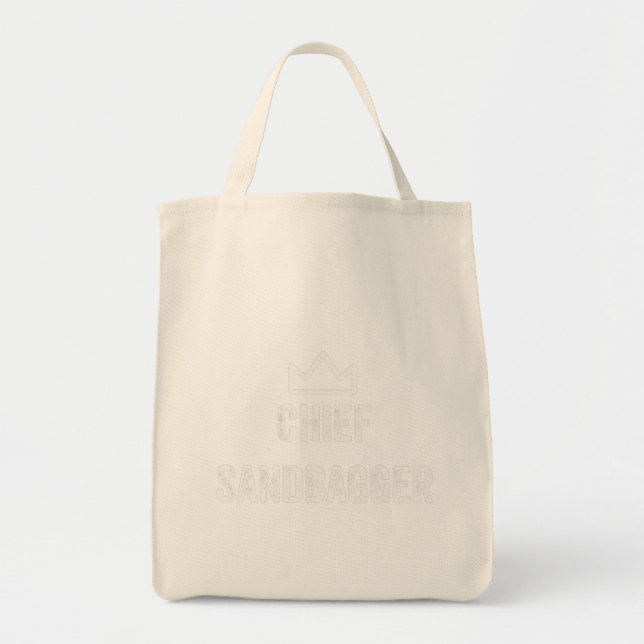 Tote Bag Chef Sandbagger Golf mème Bjj Chess Sandbag (Devant)