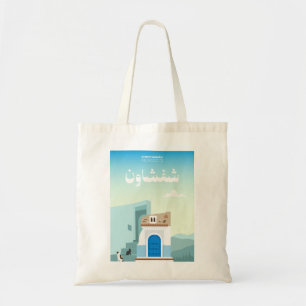 Tote Bag Chefchaouen Magique – Dessin à la main marocain
