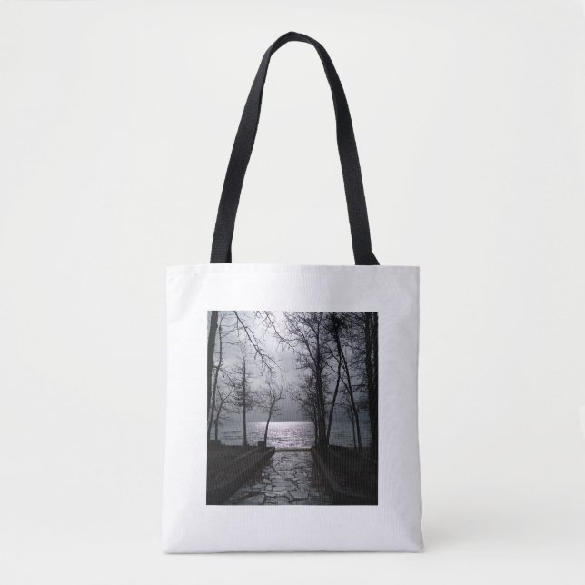 Tote Bag Chemin vers le lac Tahoe (Devant)