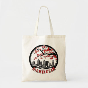 Tote Bag Chemise Birmingham City Alabama  Skyline  T-Shirt