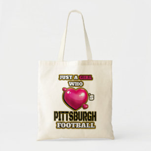 Tote Bag Chemise de football de Pittsburgh Vintage rétros
