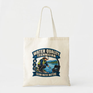 Tote Bag Chemise de technicien de la qualité de l'eau, trav