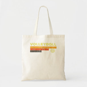 Tote Bag Chemise de volley-ball vintage Cadeaux rétro entra