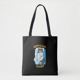 Tote Bag Chemise dormante officielle mignonne Ragdoll Drôle