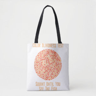 Tote Bag Chemise T Couleur Aveugle - Drôle test Couleur Ave