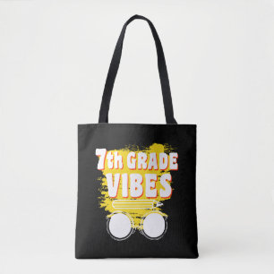 Tote Bag Chemise Vibe Retour à l'école 7e année Premier Jou