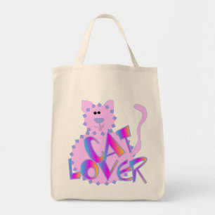 Tote Bag Chemises et cadeaux Amoureux de les chats roses