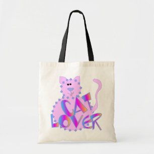 Tote Bag Chemises et cadeaux Amoureux de les chats roses