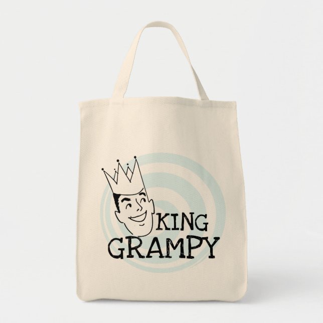 Tote Bag Chemises et cadeaux King Grampy (Devant)