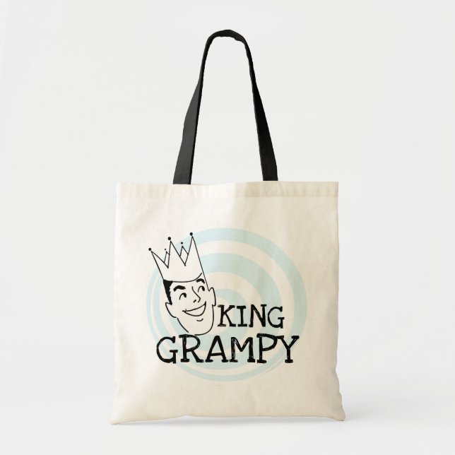 Tote Bag Chemises et cadeaux King Grampy (Devant)