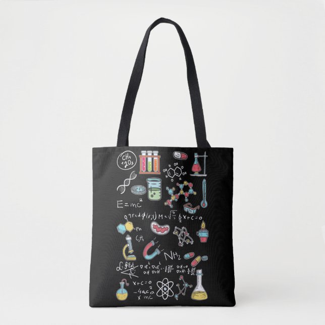 Tote Bag Chemistry Mathematician Physicist Chemist (Devant)