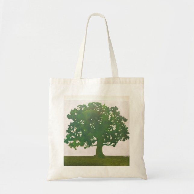 Tote Bag Chêne au printemps (Devant)