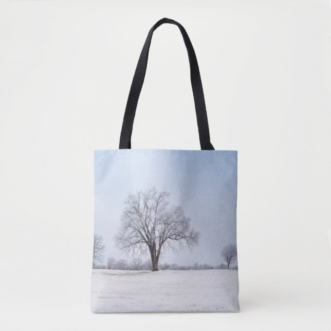Tote Bag Chêne d'hiver surligné (Devant)