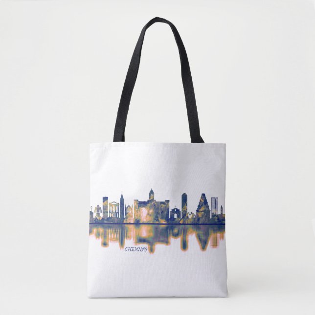 Tote Bag Chennai Skyline (Devant)