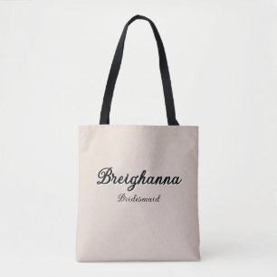 Tote Bag Chèque en diamant noir + beige