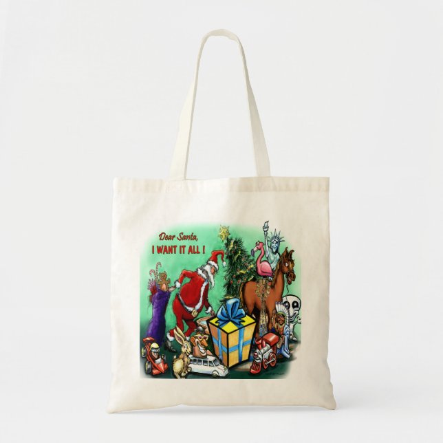 Tote Bag Cher Père Noël (Devant)