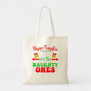 Tote Bag Cher Père Noël, ce sont les méchants Gif de Noël