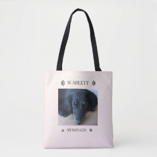 Tote Bag Cherished Paw Print Companion