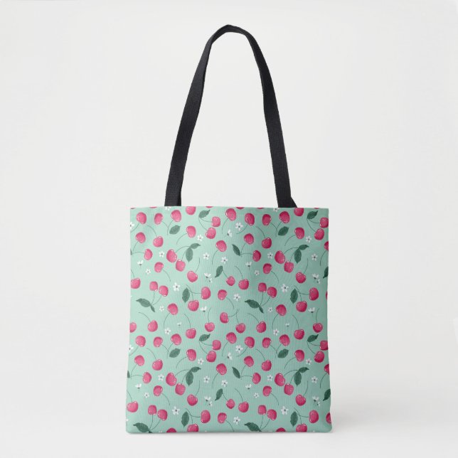 Tote Bag Cherry Blossom : Design festif d'été (Devant)