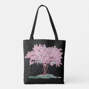 TOTE BAG CHERRY BLOSSOMS ARBRE FOURRE-TOUT PURSE