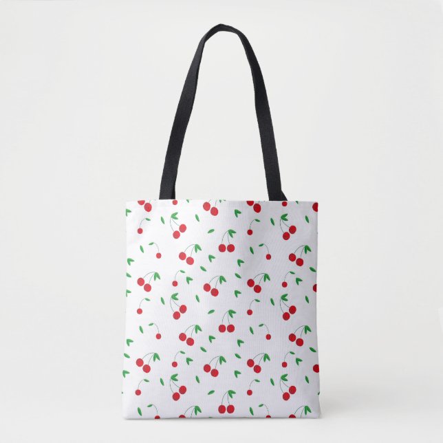 Tote Bag Cherry Motif Easy Cherry Dessin Cherry Art Cher (Devant)