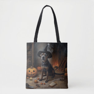 Tote Bag Chesapeake Bay Terrier Citrouille Halloween effray
