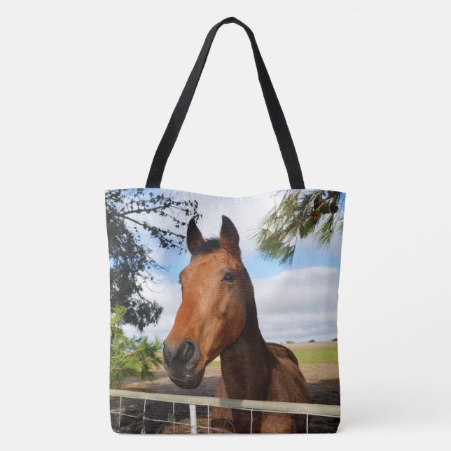 Tote Bag Cheval Appelé Tulip, (Dos)