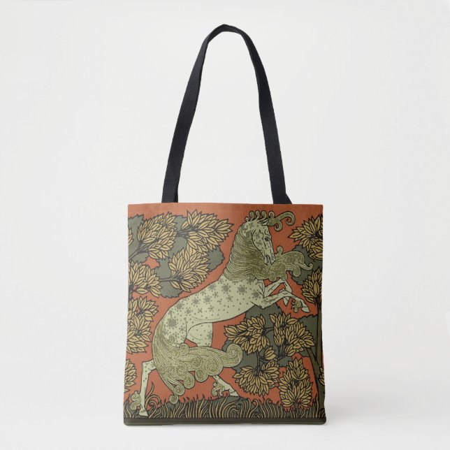 Tote Bag Cheval Arts et Métiers Art Nouveau  (Devant)