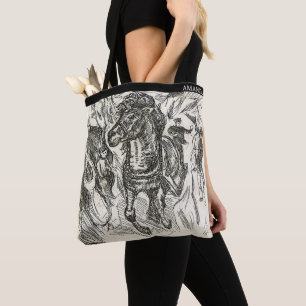 Tote Bag Cheval au Galop – Edvard Munch – Personnalisé