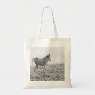 Tote Bag Cheval blanc monochrome