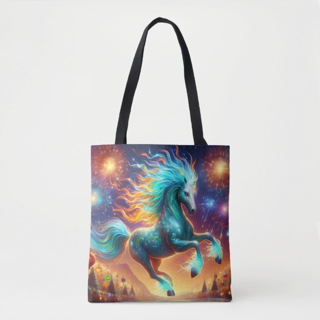 Tote Bag Cheval Célébratif (Devant)