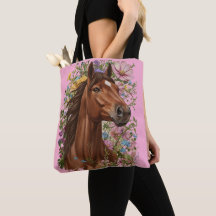 Cheval châtaigne inspiré Boho