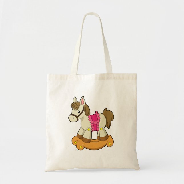 Tote Bag Cheval comme Cheval Rocking.PNG (Devant)