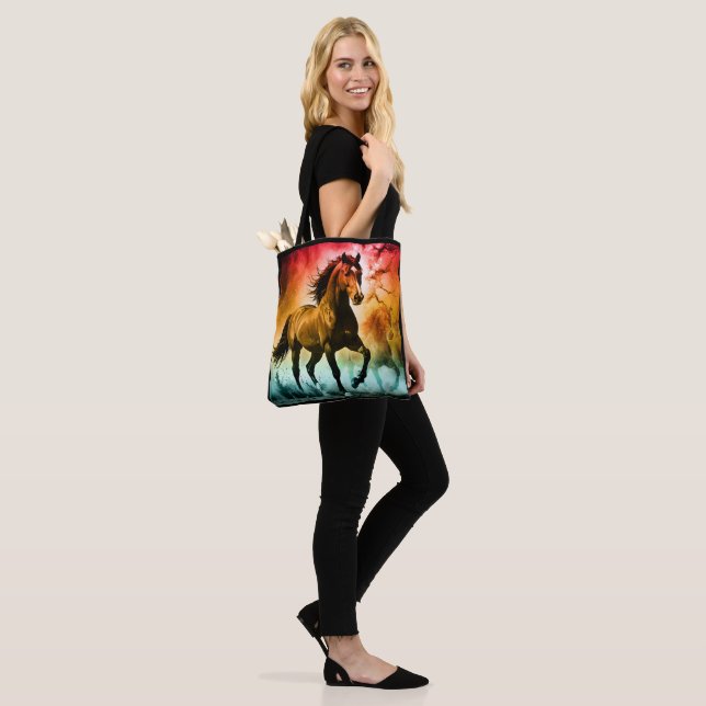Tote Bag Cheval courant  (Sur le modèle)